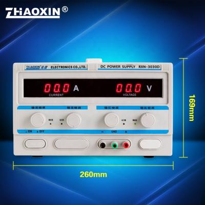 China RXN-3030D Zhaoxin High Power Adjustable Linear DC Power Supply With CE Approved 378*260*169mm for sale