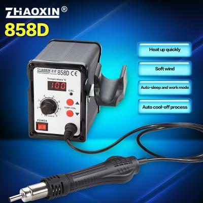 China High quality 858D ZHAOXIN hot air smd rework soldering station /OEM for sale