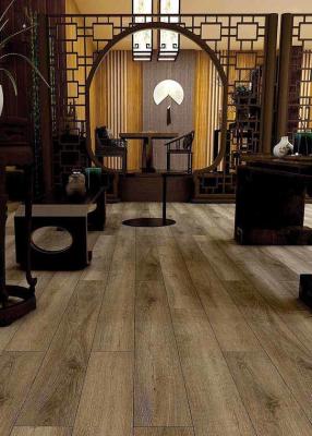 China Matt Waterproof Vinyl Plank Flooring-In reliëf gemaakt Hout en Steentextuur Te koop