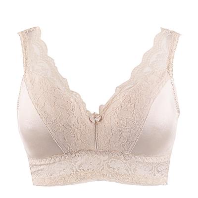 China Women's QUICK DRY high quality embroidery push up bra and panty lace, sheer ice silk backless bra for sale