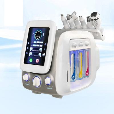 China Newest Dye Removal 6 in 1 H2O2 Hydraulic Spa Skin Clean Water Aqua Dermabrasion Peeling Machine for sale