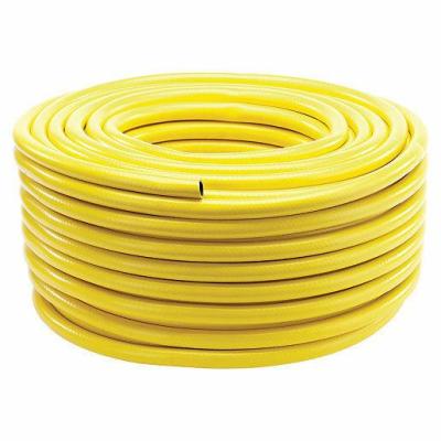 China Anti UV PVC Flexible PVC Braided Garden Spray Water Hose And Reels With 3/4 19mm Nozzle for sale