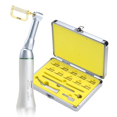 China Clinic Amber Medical Good Quality Dental 4:1 Reduction Contra Angle Low Speed ​​Dental Handpiece for sale