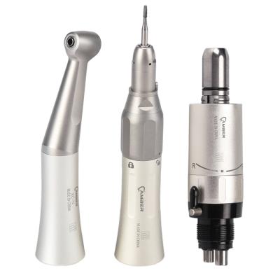 China Dental Clinic External Water Jet Push Button Low Speed ​​Dental Handpiece Set for sale