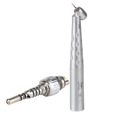 China Dental Clinic Foshan 45 Degree Titanium Coated Ceramic Bearing Fiber Optic High Speed ​​Dental Handpiece for sale