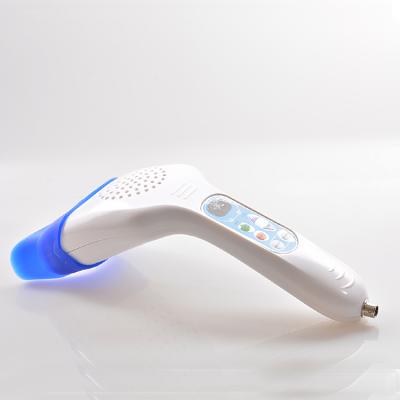 China Foshan factory professional cordless portable blue and red led light led teeth whitening lamp 30*80mm for sale