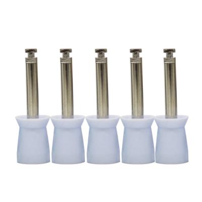 China Dental Clinic Cheap Price 100pcs Tread Tapered Prophy Cup 144 Dental Nylon Flat Polishing Brush for sale