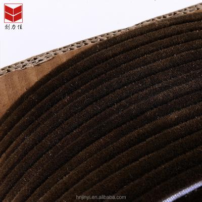 China Chuanglijia factory price 7*5 mm color 7*5 mm pile seal strip 2p 3p bulk brush wool pile zero gray sealing strip /black for door window for sale