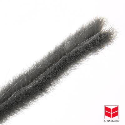 China Modern CLJ with Fin Wool Pile Weatherstrip High Quality Durable Weatherstrip for sale