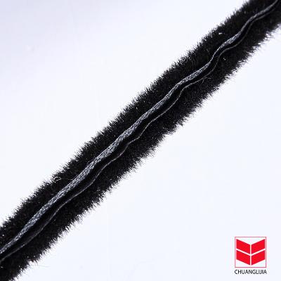 China Best Price Good Quality Modern Door and Window Accessory Nonwoven Fin Wool Pile Weatherstrip Weatherstrip CLJ for sale