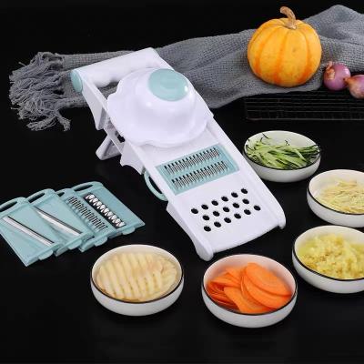 China Sustainable Wholesale Food Slicer Chopper Simple Clean Evenly Sliced ​​Plant Slicer Cutter Universal Vegetable Kitchen Artifact for sale