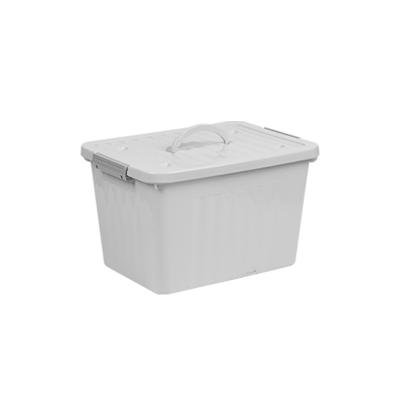 China Sustainable Factory Made Plastic Storage Box With Wheels, Colorful Storage Container for sale