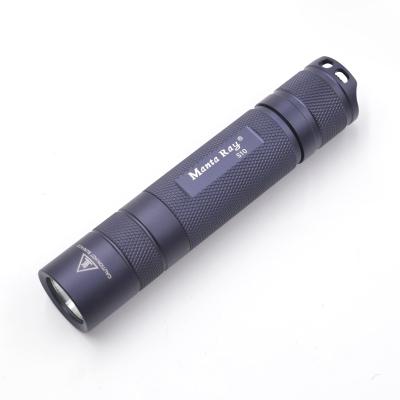 China Air Black or Gray Manta Ray S10 255nm LED Flashlight UVC Deep UV Torch for sale