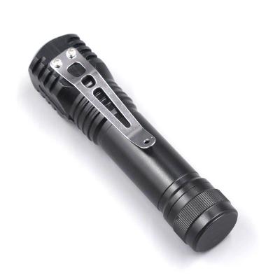 China XP-G3 USB Torch Pocket 3-Modes Portable Magnet Aluminum Alloy LED Mini Emergency Cut Out Outdoor Camping Flashlight Torch Light Light for sale