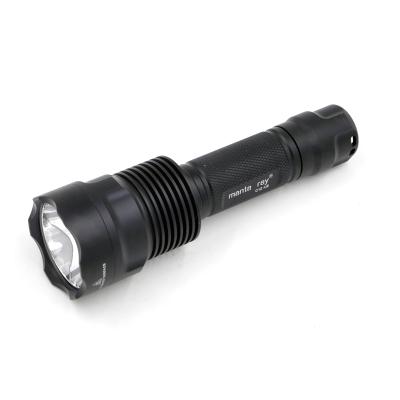 China Camping Most Modes 6500K 6 KW CSLPM1.TG 20W LED Powerful Cool White Manta Ray EU C12 Smooth Aluminum Reflector Flashlight Torch for sale