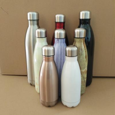 China Business 2020 best-selling double-wall stainless steel outdoor rubber water bottle paint BPA free for sale