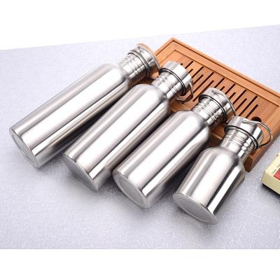 China Viable Wholesale Stocked No Flask Stainless Steel Water Bottle Metal Min Vacuum Insulated Gym Sport Fitness for sale