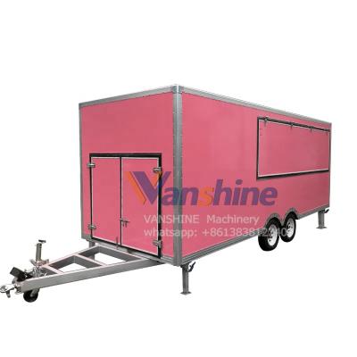 China Large winery food truck for sale food trailer cart price snack catering cart with economic price for sale