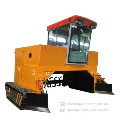 China Self Propelled Automatic Compost Turner For Sale Pile Turning Machine Compost Windrow Turner for sale