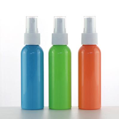 China Perfume Cosmetic Spray Bottle Factory Stock 60ml Colorful Round Shoulder Spray Bottle for sale