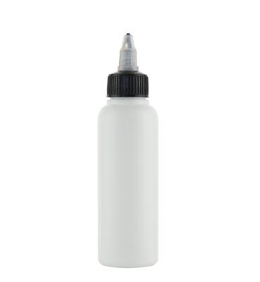 China Wash Manufacturers Supply 120ml PE White Round Shoulder Plastic Bottle for sale