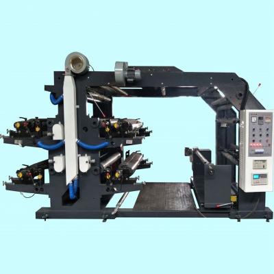 China Factory Factory Supply 4 Color Paper Flexo Printer Roll Film Printing Machine for sale