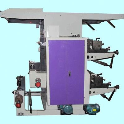 China Factory Price 2 Good Color Low Speed ​​Flexo Paper Printing Machine for sale