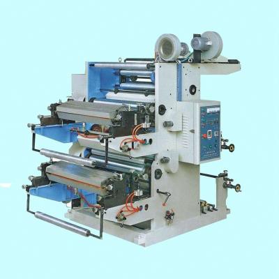 China Factory Price 2 Color Pe Plastic Sheet Flexo Printing Machine Price for sale