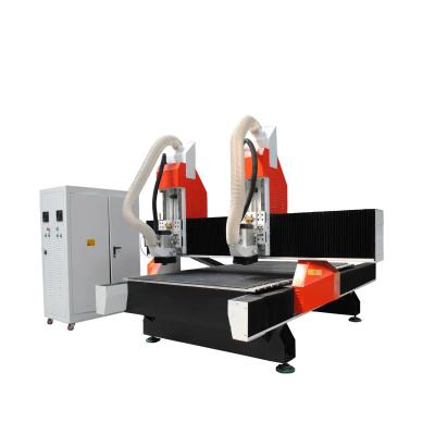 China Printing Shops Multi Axis Two Heads 3d Engraving Carving CNC Router Cutter for sale