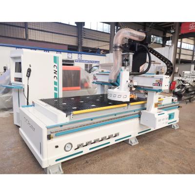 China Print Shops ATC High Performance Wood CNC Router With 12 Tool Switch Vacuum Table For Panel Furniture Factory Supply for sale