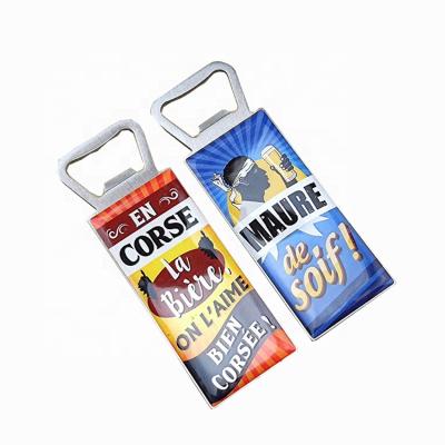 China Sustainable Manufacturer Custom Design Company Favors Custom Tourist Souvenirs Metal Bottle Opener for sale