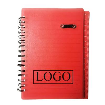 China Eco-Freindly Factory Promotion Wholesale Custom LOGO Cover Notebook Paper Plastic Notebook for sale