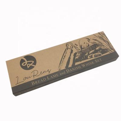 China Gift & Craft Factory Customized Design Long Drawer Type Printed Kraft Paper Packaging Box for sale