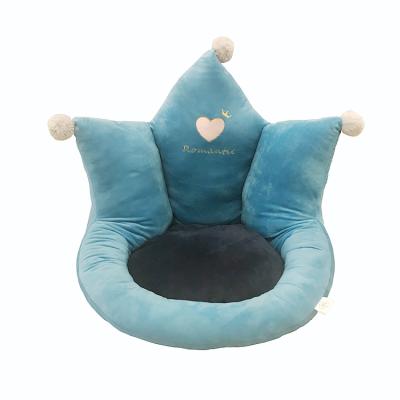 China Durable Customizable Thick Non-Slip Built-in Cartoon Cushion Office Cartoon Cushion Mini Kids Sofa for sale