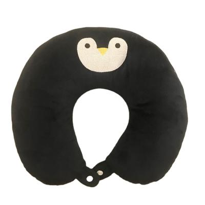 China Customizable Headrest Animal Travel Neck Pillow Penguin Animal Neck Pillow U Shape Cute Neck Pillow for sale