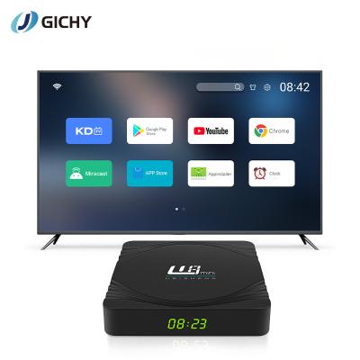 China Super Android 11 H265 HEVC TV Panel 4K HDR Android Smart TV Box 4K HDR Box Customizable Free Cloud Super Box for sale