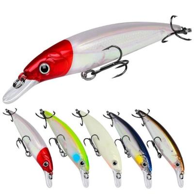 China High Quality ABS Plastic Minnow Bait With Eyes Artificial Fishing Lure 14g 11cm for sale