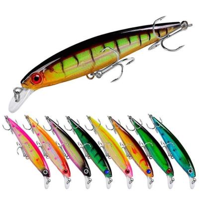 China High Quality ABS Plastic Minnow Bait With Eyes Artificial Fishing Lures 13.4g 11cm for sale