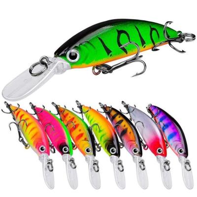 China High Quality ABS Plastic Minnow Bait With Eyes Artificial Fishing Lures 5.5g 7cm for sale