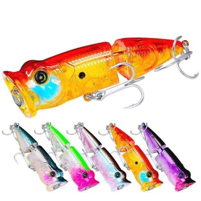 China ABS Runtoo Snap Lure 60mm Snap 5.8g Artificial Floating Joint Fishing Lures for sale