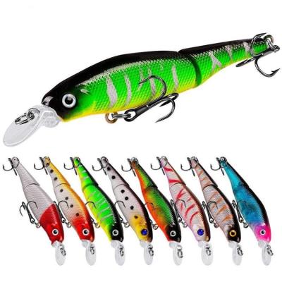 China ABS Runtoo 92mm Fish Lures 7.5g Multi Joint Factory Fishing Lures Segmented Swimbait Wholesale To Make Plastic Fishing Lure for sale