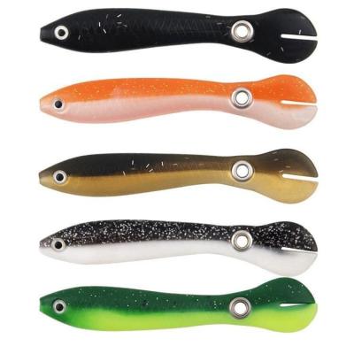 China RUNTOO 100mm Silicone Wholesale 6g Simulation Soft Fishing Lures Artificial Soft Plastic Bionic Loach Fishing Lure for sale