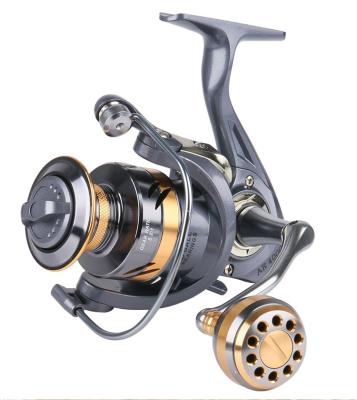 China High Quality Metal Body RUNTOO Metal Reel Handle 13kg Max Drag Fishing Reel Seawater spool+nylon Spinning Fishing Reel for sale