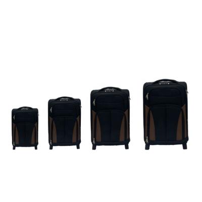 China Fashionable High Quality Good Prices Soft EVA Fabric Travel Trolley Bags Luggage Suitcase Set for sale