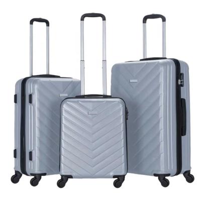 China Fashionable Travel Bags With Wheels Trolley Customized 20/24/28 ABS Luggage Set Trolley Case Lucky Suitcase for sale