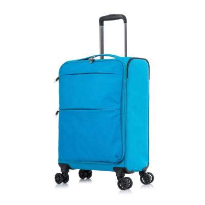 China Fashionable Soft Cloth Airwheel Carry On Case Suitcase Travel Trolley Luggage Set For Outdoors 20/24/28 for sale