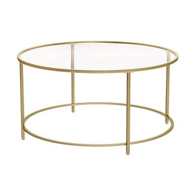 China Factory direct sales (others) adjustable can supply sample Italian furniture tempered glass coffee table console table for sale