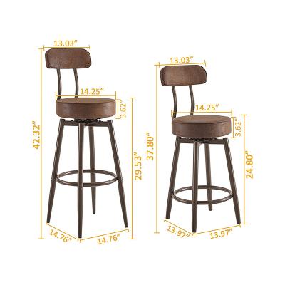 China Modern bar chairs Nordic minimalist bar stools with backrests and stools family restaurant cafe restaurant for sale