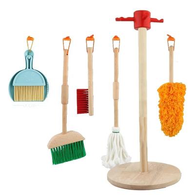 China Educational Toy Wooden Kids Detachable Cleaning Tool Set Toys Housekeeping Toys Gift for Girls & Boys for sale