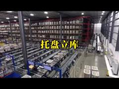Max 3500kg Pallet Automatic Racking System AS-RS Stacker With Double Column